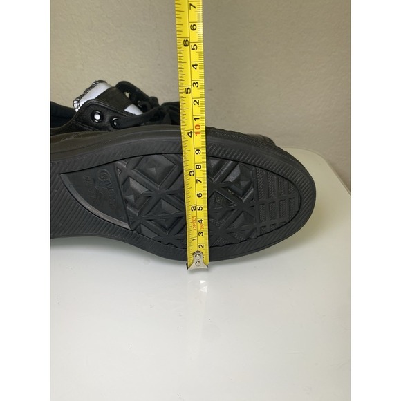 Chuck Taylor All Star Madison Reflective Converse Shoes9.5 Leather Black 553424C - Picture 5 of 16